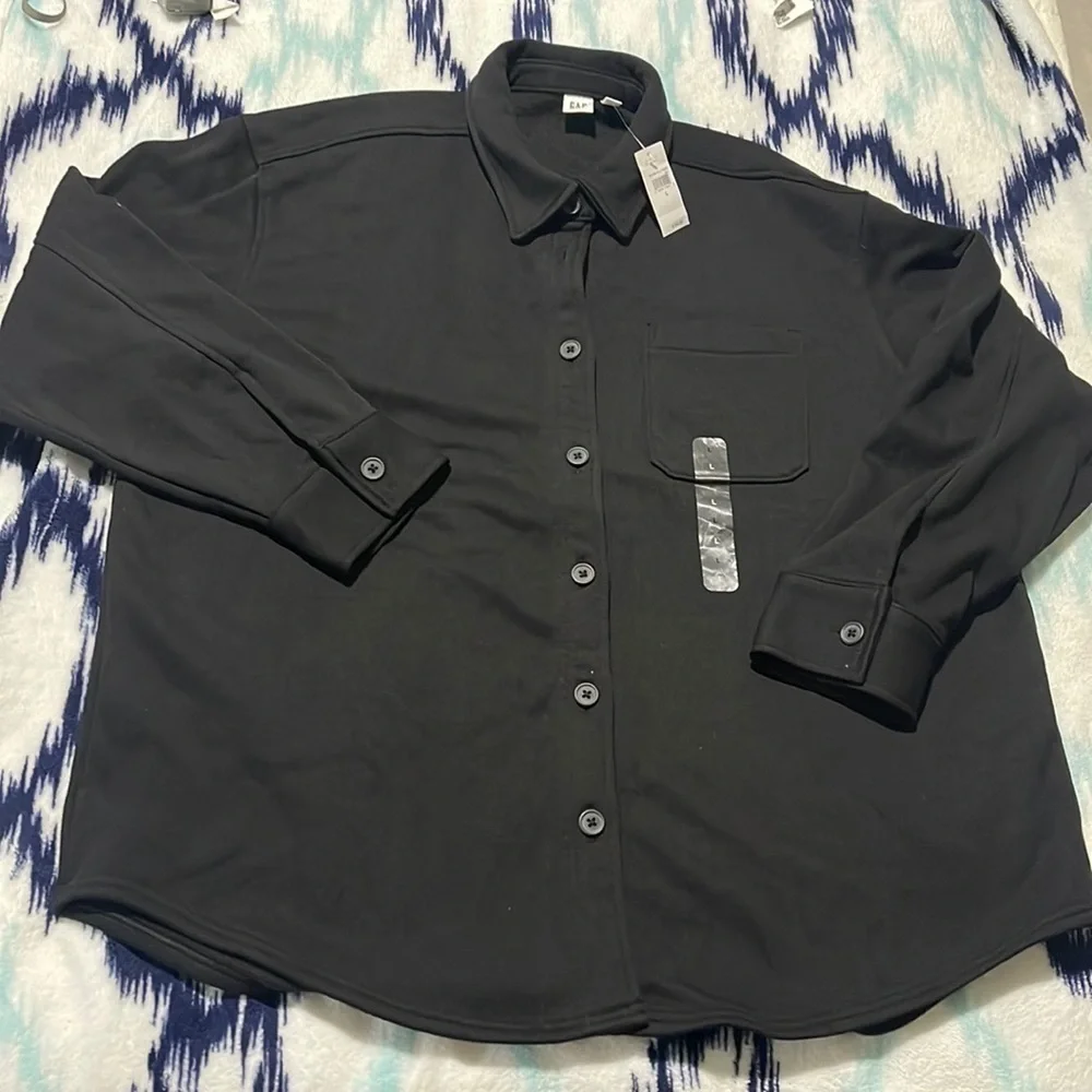 GAP jackets & coats gap shirt size L - Picture 6 of 6